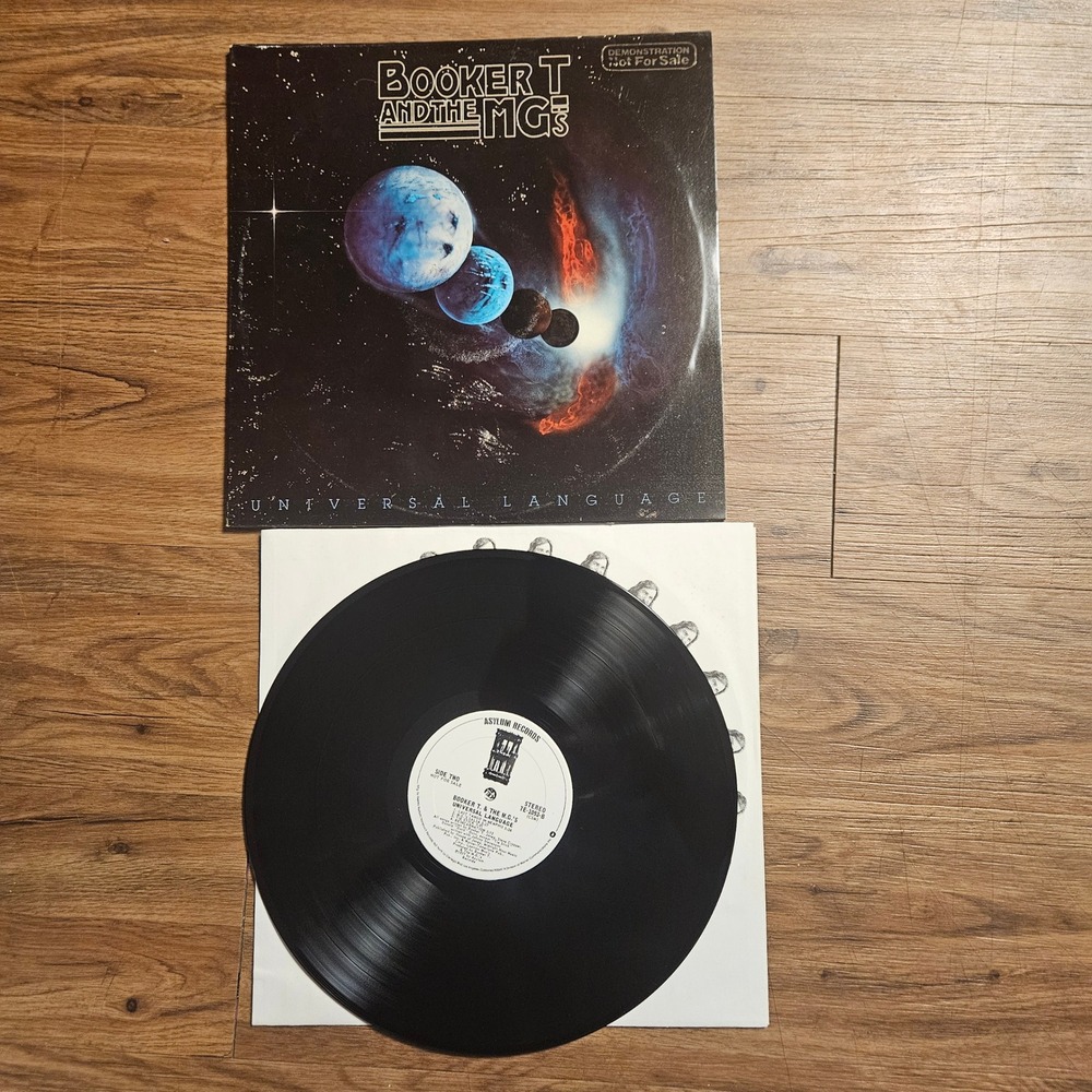 Booker‎ T. & The M.G.'s – Universal Language Asylum 1977 7E-1093 PROMO VG+ EX/EX